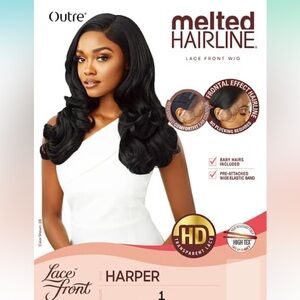 Outre Melted Hairline Harper in color Cinnamon Mocha